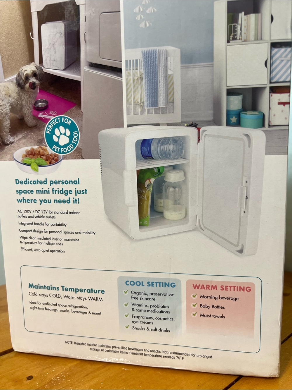 Compact Portable Mini Cooler - White - Picture 4 of 4